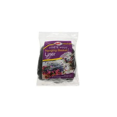 Doff Wool & Moss Hanging Basket Liner 150G