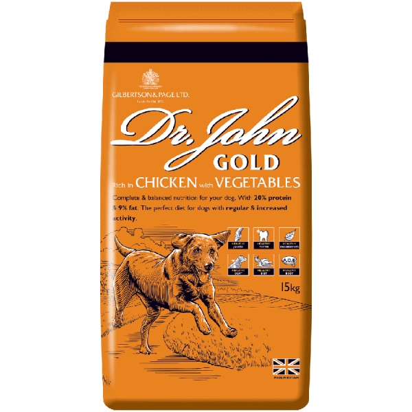 Dr. John Dog Food Gold 15Kg Horticentre Your Family Run Garden