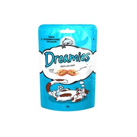 Dreamies Cat Treats - Salmon - 60G