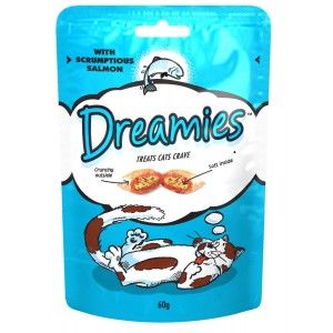 Dreamies Cat Treats - Salmon - 60G