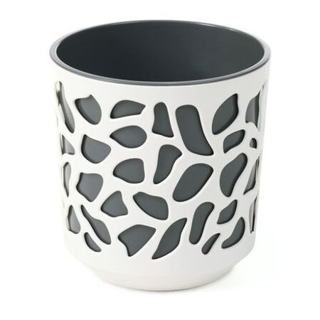 Duet Pot 19.5Cm - Cream & Anthracite