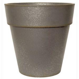 Euro Planter Tall Round 38Cm - Galvanised