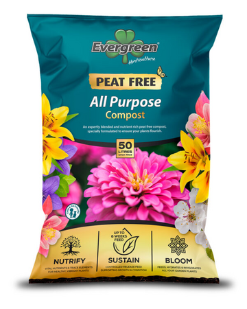 Evergreen 50L Peat Free Multi Purpose Compost