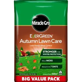 Evergreen Autum Lawn Care 14Kg Bag 360Sqm + 40Sqm Free - 400Sqm