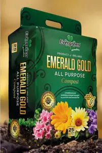 Evergreen Emerald Gold Multi-Purpose Compost 25 Litre Mini Bale