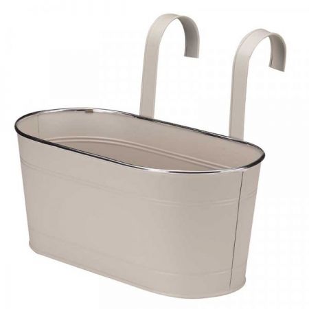 Fence & Balcony Hanging Planter 12" - Ivory