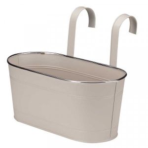 Fence & Balcony Hanging Planter 12" - Ivory