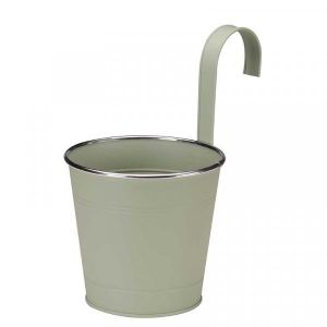 Fence & Balcony Hanging Pot 6" - Sage