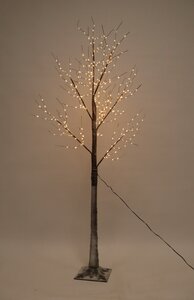 Festive 180cm Lit Warm White Snow Twig Tree