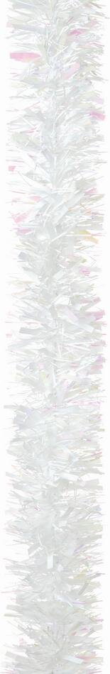 Festive 200cm x 10cm Chunky Fine Cut White/Iris Tinsel