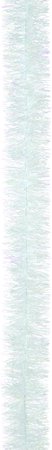 Festive 200cm x 7.5cm Fine Cut Tinsel - White Pearlised - image 1