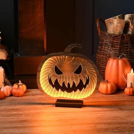 Festive 30cm Infinity Halloween Pumpkin