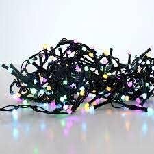 Festive 760 Glow-Worm Lights Pastel Multi-Colour