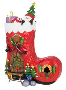 Fountasia Elf Wonderland - Christmas Stocking House