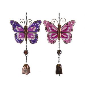 Fountasia Garden Bells - Butterfly In Pink/Purple