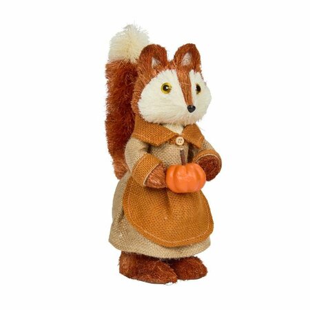 Fox Harvest Girl Autumn Decoration - image 1