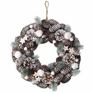 FrostPine Wreath - 30 cm - image 1
