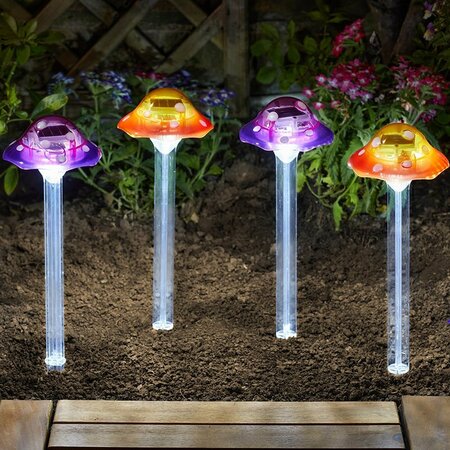 Funky Fungus Stake Light 33cm 4 Pack - image 1