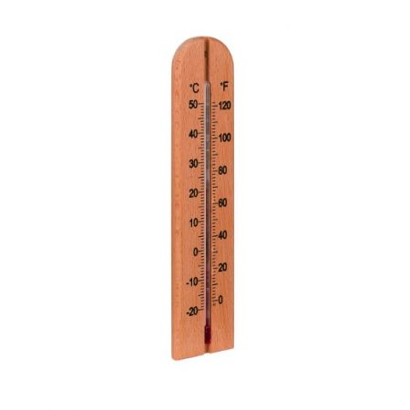Gardeners Mate Wooden Wall Thermometer