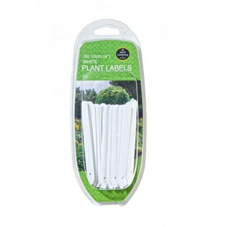 Garland 15Cm (6") White Plant Labels (50)