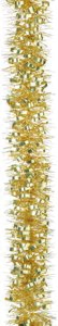 Giant Bubble Loop Gold Tinsel 200cm x 12.5cm