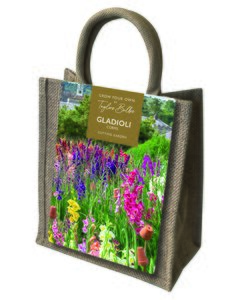 Gladioli Cutting Gift Jute Bag