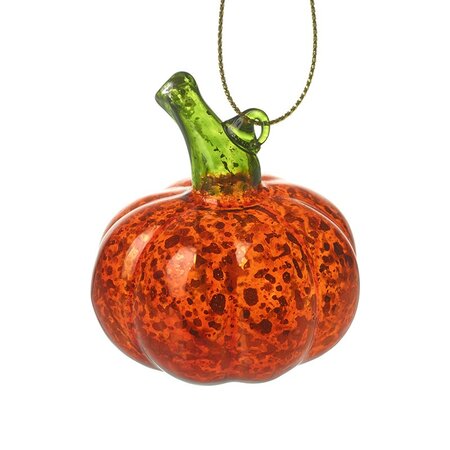 Glass Pumpkin Hanging Decoration