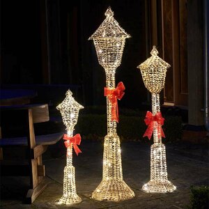 GlitterTwist Gold Lamp Post 150cm