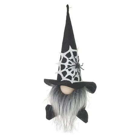 Gonk in Black Spider Web Hat