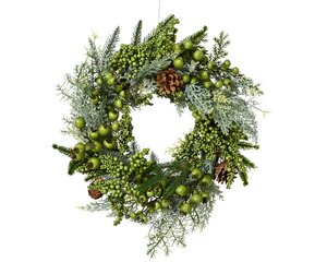 Green Berry Wreath 40cm