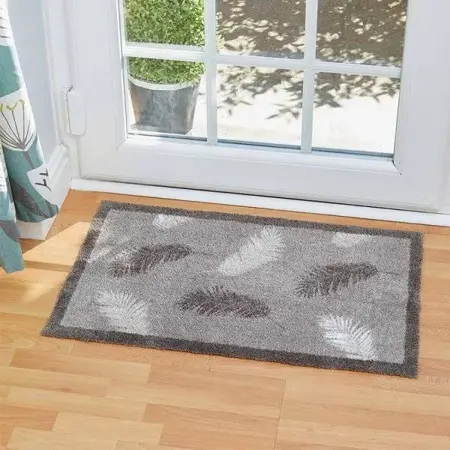 Grey Fern Ritzy Rug 45x75cm