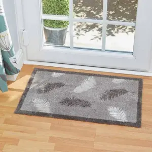 Grey Fern Ritzy Rug 45x75cm