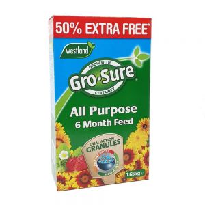 Gro-Sure All Purpose Slow Release Plant Fd 1.1Kg + 50% Extra Free 1.65Kg