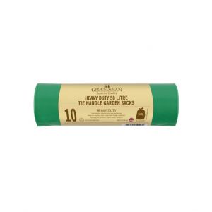 Groundsman Heavy Duty 50L Tie Handle Garden Sacks (10 Pack)
