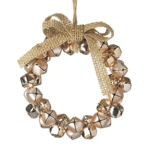 Hanging Copper Bell Wreath