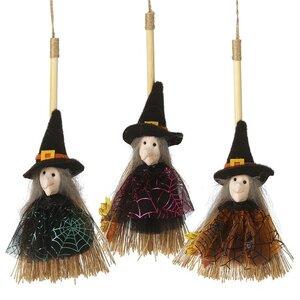 Hanging Witch In Web Dress
