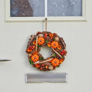 Harvest Home House & Garden Wreath 30cm