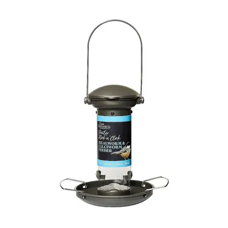Heavy Duty Flick N Click Mealworm & Calciworm Feeder 2 Port