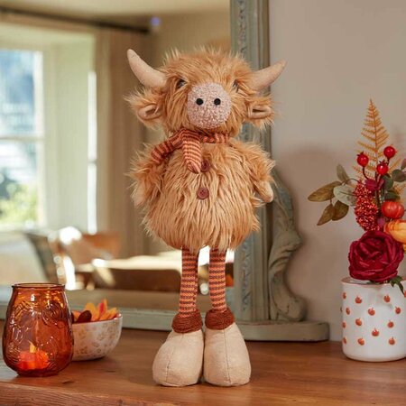 Highland Cow Standing Plush Decoration