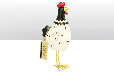 Holly Hen Metal Farmyard Ornament