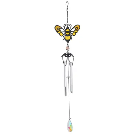 Honeybee Suncatcher Hanging Wind Chime