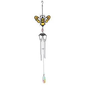 Honeybee Suncatcher Hanging Wind Chime