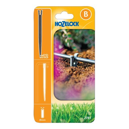 Hozelock 4mm Micro Tube Stake 2781 Pack of 12 - image 1