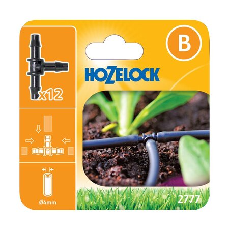 Hozelock 4mm T Piece Connectors 2777 Pack of 12 - image 1
