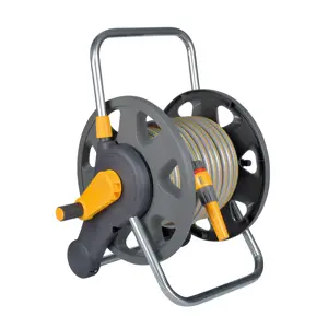 Hozelock Compact 2-in-1 Reel With 25m Hose And Fittings 2431