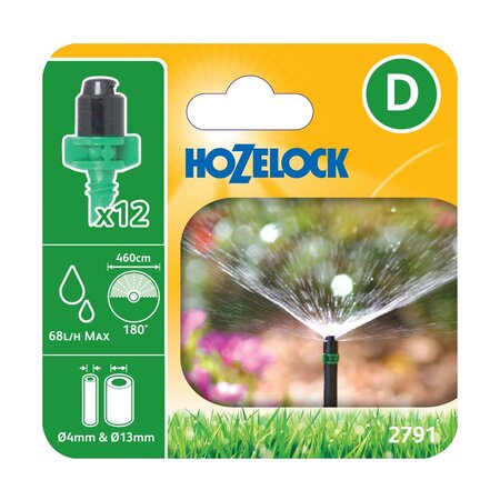 Hozelock Micro sprinkler 180° 2791 Pack of 12 - image 1