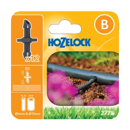 Hozelock Straight Connectors 4mm 2778 Pack of 12 - image 1