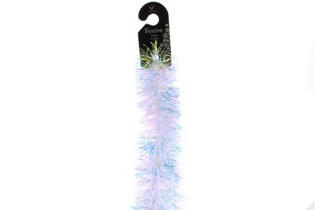 Iridescent tinsel 200cm x 7.5cm