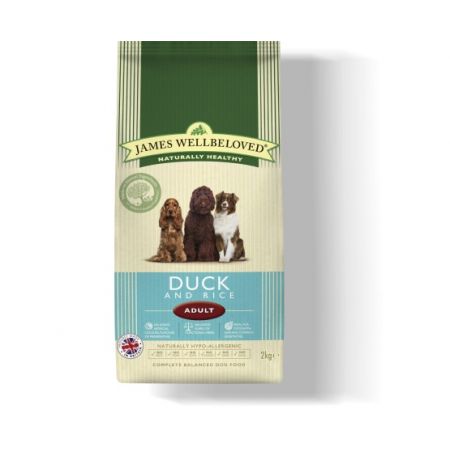 James Wellbeloved Adult Duck & Rice Dry Dog Food 2Kg