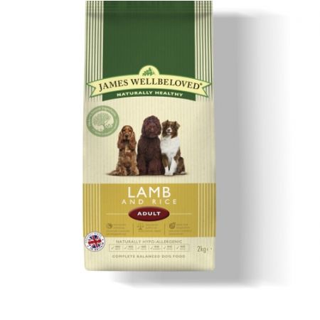 James Wellbeloved Adult Lamb & Rice Dry Dog Food 2Kg